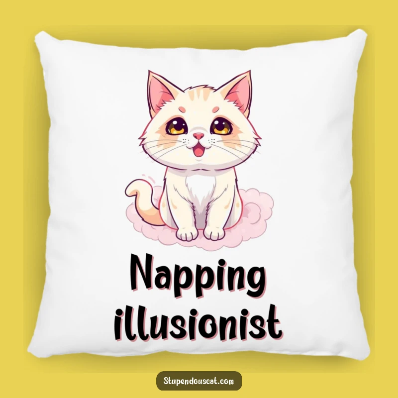 Funny Magic Cat Smoke Pillow: Enchanting Comfort, Whimsical Funny Gift