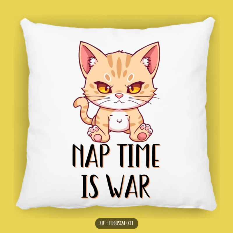 Funny Action Cat Cub Pillow - Cozy Comfort for Humorous Warriors