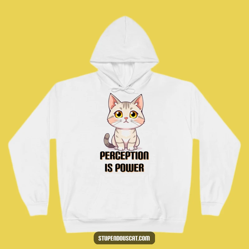 Funny Mystic Cat Hoodie: Glowing Vision Comfort, Great Funny Gift