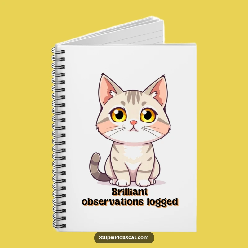 Funny Mystic Cat Notebook: Journal with Insight, Ideal Funny Gift