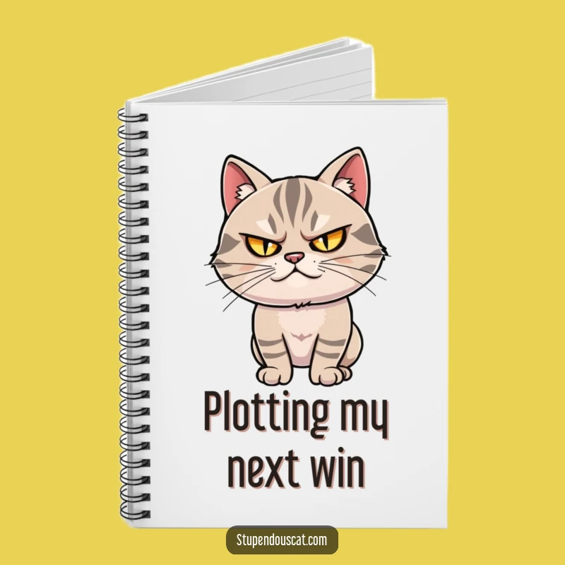 Funny Smug Cat Pose Notebook: Journal Your Confidence - Cute Funny Gift