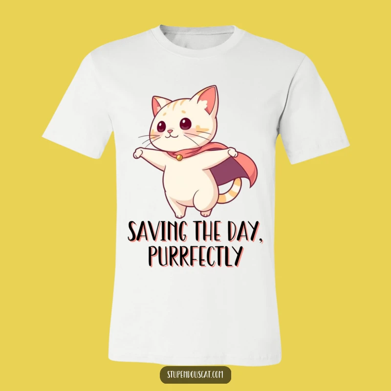 Funny Cape Cat T-Shirt: Dramatic Rescue Fashion Funny Gift