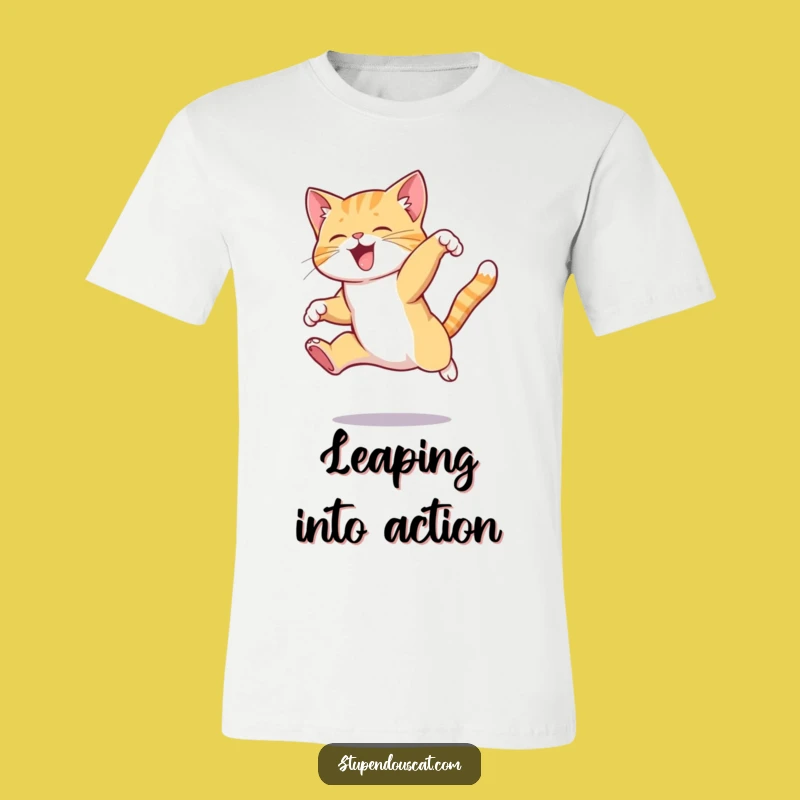 Funny Acrobat Cat T-Shirt - Sporty Pet Apparel Gift