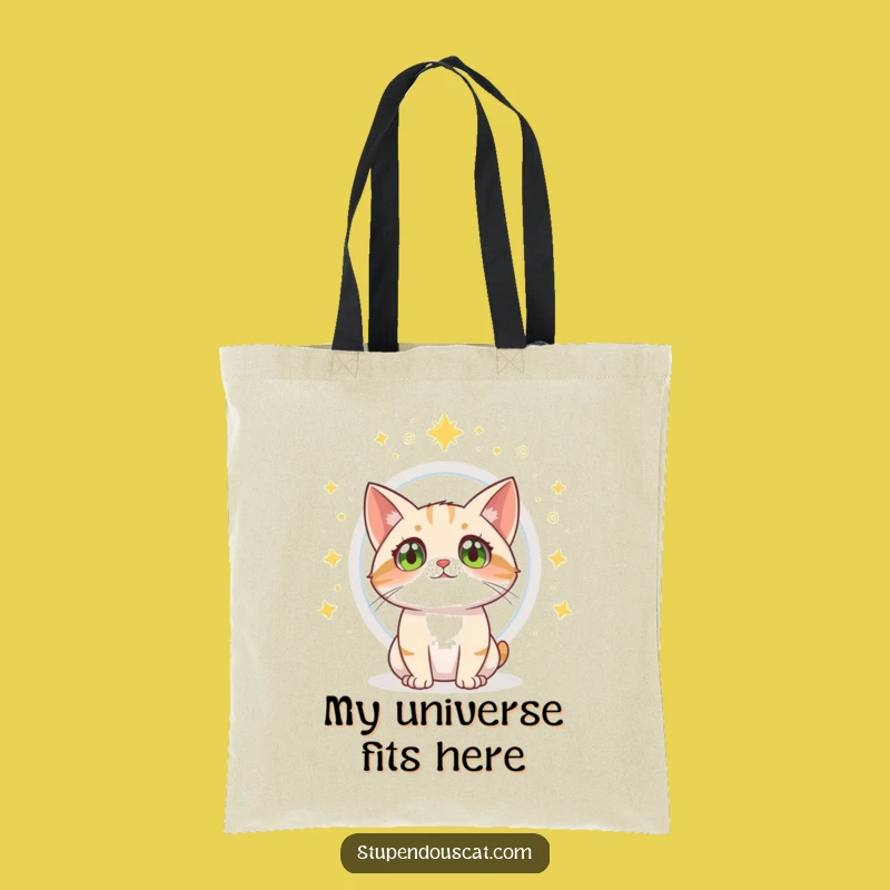 Funny Cat Portal Wonder Tote Bag - Carry Magic Everywhere Gift